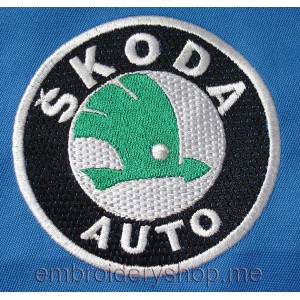 Skoda logo (Machine Embroidery Design) 4 sizes Buy #633