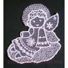 Lace Angel for Grid, Organza Size 86*99mm