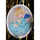 Lace Angel on the tree Size 72*100mm