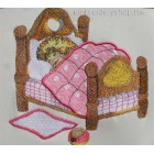 Sleeping baby applique size 201*200mm
