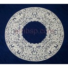 Lace Doily "Visiting Fairy Tales" The size of the cloth is 600x600 mm