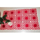 Christmas lace doily Total size of the doily is 725*435 mm