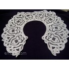 Lace collar, embroidery on organza 152*269mm