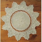 Cutwork Table Centre "Grape Leaves" size 180*300mm