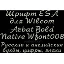 ESA Font Wfont008
