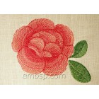Flowers Rose size 90*76mm