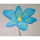 Flowers Blue flower size 123*109mm