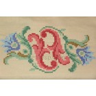 Floral pattern Cross-stitch Size 266*140mm