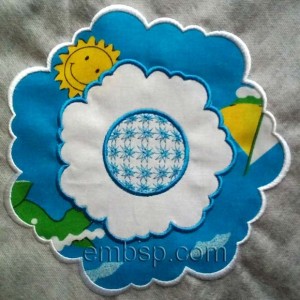 /586-1486-thickbox/placemat-applique-sun-behind-the-cloud.jpg