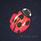 Ladybug size 90*97mm