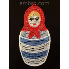 Lace Russian doll Matreshka, size 62*120m