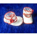 Machine embroidery design Lace shoe for doll fsl0064