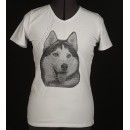 Machine embroidery designs Husky dog0024