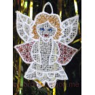 Lace Angel for Christmas Size 64*84mm