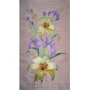 Flowers Lilies and Irises size 197*360mm