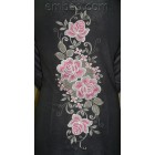Flowers Lace Roses The total size of the embroidery is 199*553mm