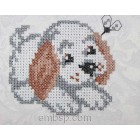 Puppy Cross-stitch size 106*95mm