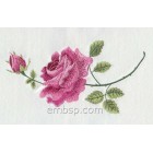 Machine embroidery design Rose flw0130