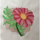 Machine embroidery design Flower flw0133