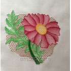 Machine embroidery design Flower flw0133