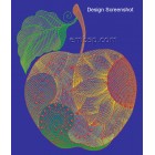 Machine embroidery design Apple of life art0028_200x244