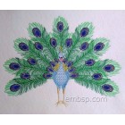 Machine embroidery design Peacock brd0060