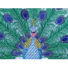 Machine embroidery design Peacock brd0060