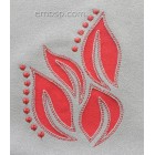 Machine embroidery designs Fire flower flw0145