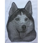 Machine embroidery design Husky dog0025