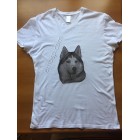 Machine embroidery design Husky dog0025