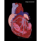 Machine embroidery design Satin Heart hrt0016