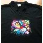 Machine embroidery design Rainbow cat cat0020
