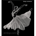 Machine embroidery design Ballerina ppl0036