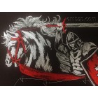 Machine embroidery design Knight on horseback ppl0037