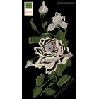 Machine embroidery design rose flw0150_140x280